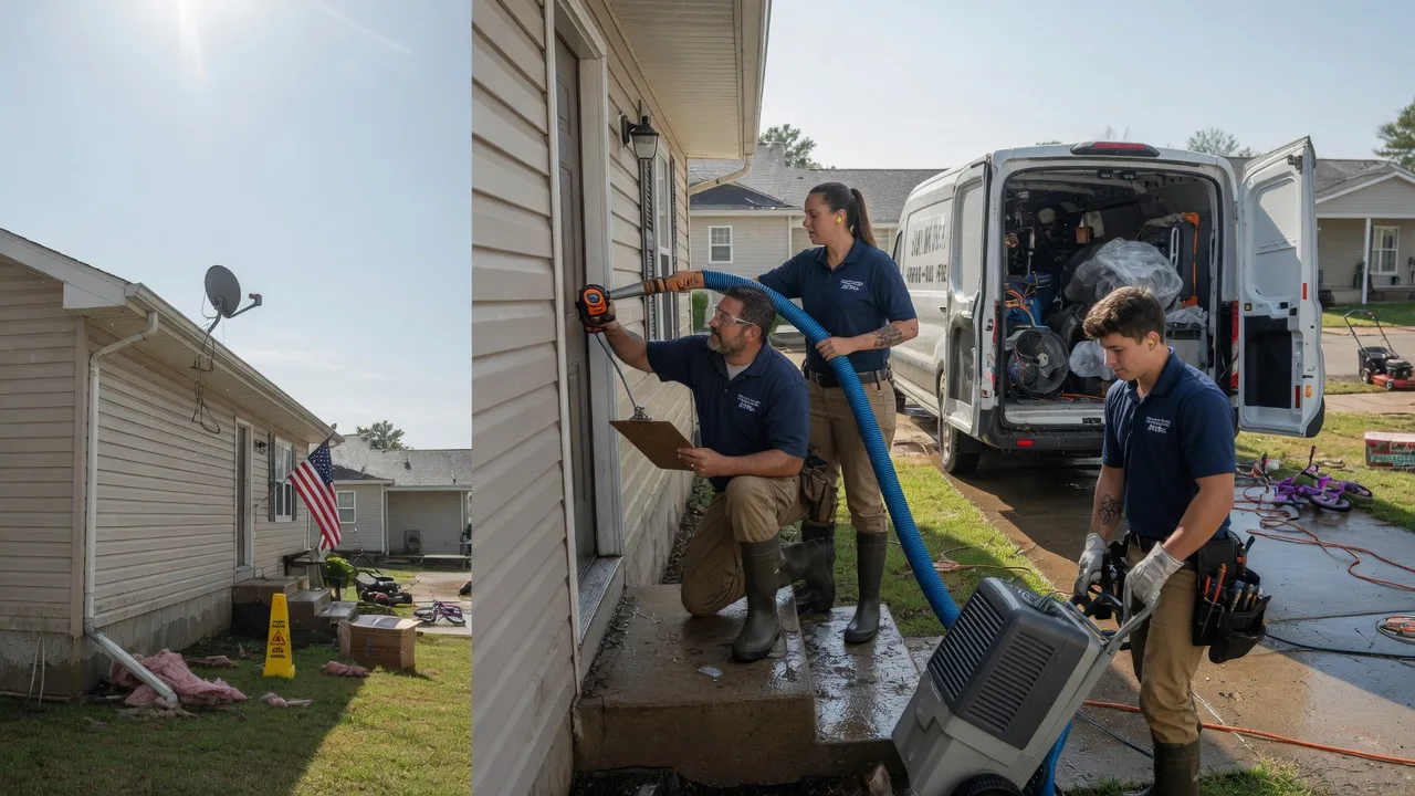 Ceiling Water Damage Restoration in Leasburg, MO near me